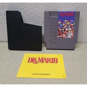 Dr. Mario Nintendo Entertainment System 1990 NES Complete With Manual